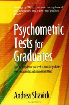 Paperback Psychometric Tests for Graduates Book