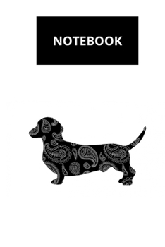 Notebook:: Dachshund silhouette Blank Dot  (bullet) Journal To Write In For Notes, Ideas, Diary, To-Do Lists, Notepad - Dogs Gifts For Dachshund Owner ... - Best Gifts For Women, Men, Teen & Kids