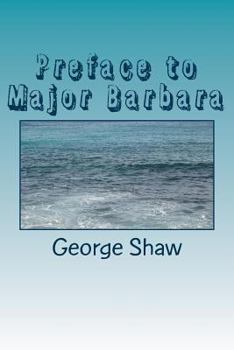 Paperback Preface to Major Barbara Book