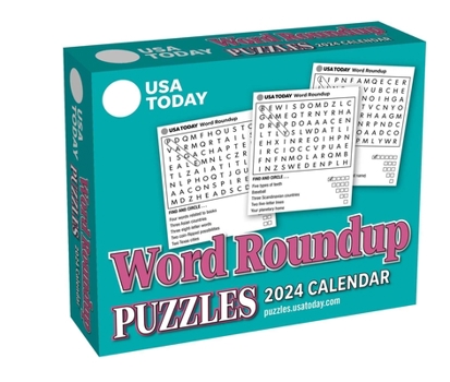 Calendar USA Today Word Roundup 2024 Day-To-Day Calendar Book