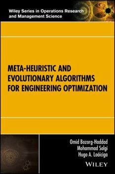 Hardcover Meta-Heuristic and Evolutionary Algorithms for Engineering Optimization Book