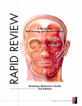 Spiral-bound Rapid Review: Anatomy Reference Guide Book