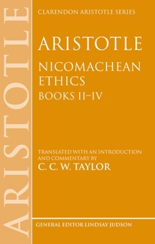 Paperback Aristotle: Nicomachean Ethics, Books II--IV: Translated with an Introduction and Commentary Book