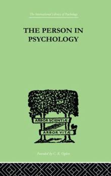 Paperback The Person In Psychology: Reality or Abstraction Book