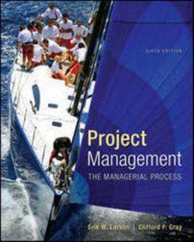 Hardcover Project Management: The Managerial Process Book