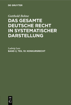 Hardcover Konkursrecht [German] Book