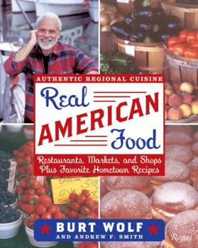 Hardcover Real American Food: A Culinary Tour of the United States Book