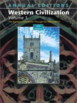 Paperback Annual Editions: Western Civilization, Volume 1 Book