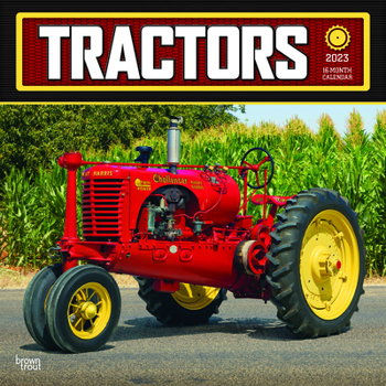 Calendar Tractors 2023 Square Book