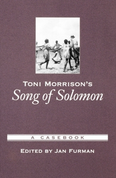 Paperback Toni Morrison's Song of Solomon: A Casebook Book