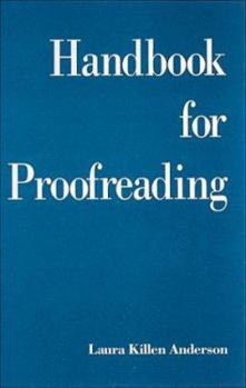 Paperback Handbook for Proofreading Book