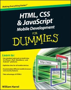 Paperback HTML, CSS & JavaScript Mobile Development for Dummies Book