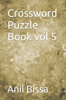 Paperback Crossword Puzzle Book vol 5 Book