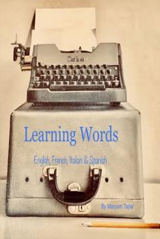 Paperback Learning Words Book