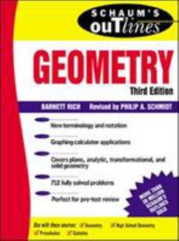 Paperback Schaum's Outline of Geometry Book