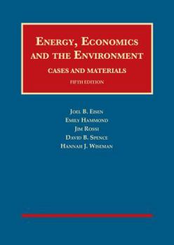 Hardcover Energy, Economics, and the Environment Book