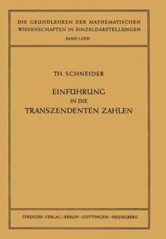 Paperback Einführung in Die Transzendenten Zahlen [German] Book