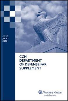 Paperback Department of Defense Far Supplement (Dfars) as of July 1, 2013 Book