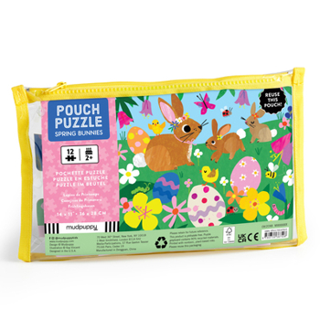 Misc. Spring Bunnies 12 Piece Pouch Puzzle Book