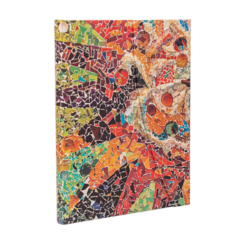 Diary Paperblanks Gaudi's Sun Gaudi's Mosaics Hardcover Journal Ultra Lined Wrap 144 Pg 120 GSM Book