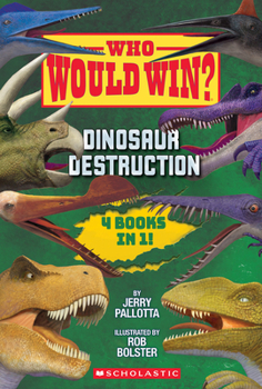 Hardcover Who Would Win?: Dinosaur Destruction Book