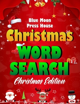 Paperback Christmas word search.: Easy Large Print Puzzle Book for Adults, Kids & Everyone for the 25 Days of Christmas. Book