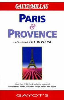 Paperback Paris and Provence (Gault Millau) Book