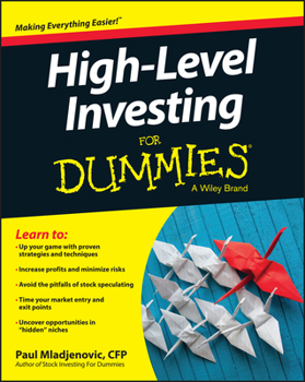 Paperback High Level Investing for Dummies Book