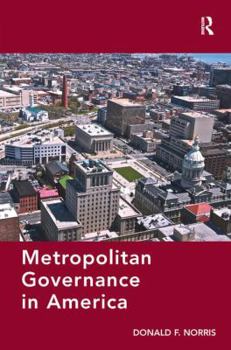 Hardcover Metropolitan Governance in America Book