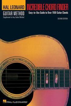 Paperback Incredible Chord Finder - 6 Inch. X 9 Inch. Edition: Hal Leonard Guitar Method Supplement Book