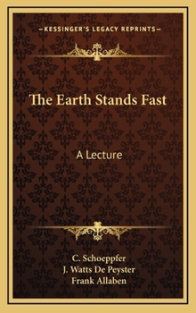 Hardcover The Earth Stands Fast: A Lecture Book