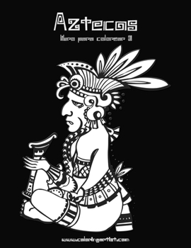Paperback Aztecas libro para colorear 3 [Spanish] Book