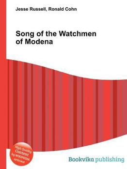 Paperback Song of the Watchmen of Modena Book