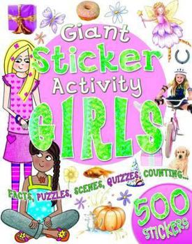 Paperback Giant Sticker Activity Girls Book