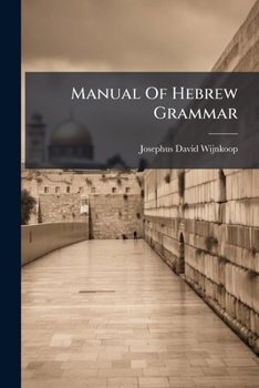 Paperback Manual Of Hebrew Grammar Book