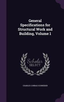Hardcover General Specifications for Structural Work and Building, Volume 1 Book