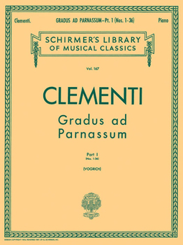 Paperback Gradus AD Parnassum - Book 1: Schirmer Library of Classics Volume 167 Piano Solo Book