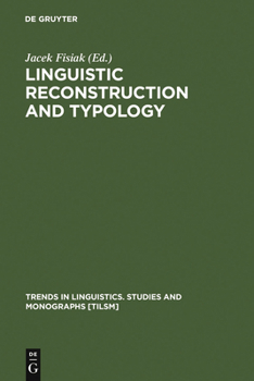 Hardcover Linguistic Reconstruction and Typology Book