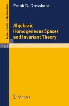 Paperback Algebraic Homogeneous Spaces and Invariant Theory Book