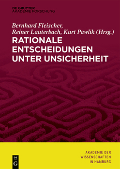 Hardcover Rationale Entscheidungen unter Unsicherheit [German] Book