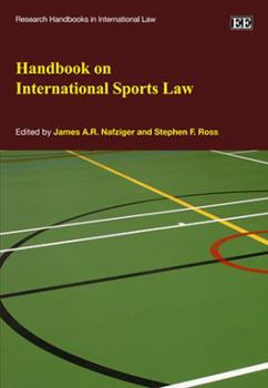 Hardcover Handbook on International Sports Law Book