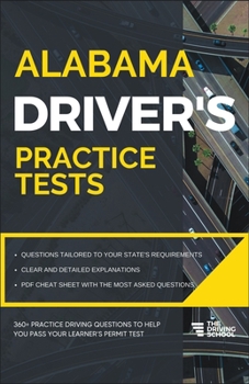 Paperback Alabama Driver's Practice Tests Book