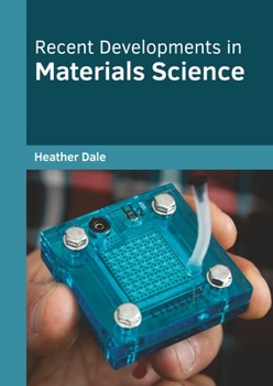 Hardcover Recent Developments in Materials Science Book