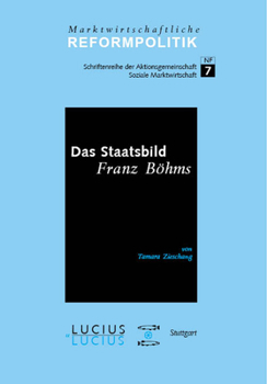 Hardcover Das Staatsbild Franz Böhms [German] Book
