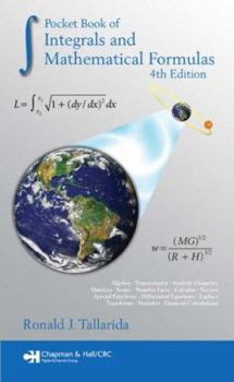 Paperback Pocket Book of Integrals and Mathematical Formulas Book