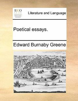 Paperback Poetical Essays. Book