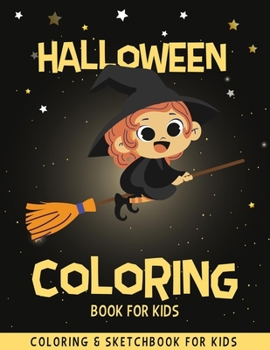 Paperback Halloween Coloring Book For Kids: Funny & Cute Coloring Pages For Kids - Halloween Drawing Book - Halloween Children's Activity Books - Halloween Gift Book