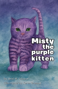 Paperback Misty the purple kitten Book