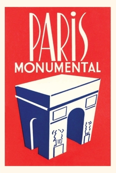 Paperback Vintage Journal Paris Monumental Book