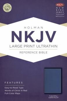 Imitation Leather Large Print Ultrathin Reference Bible-NKJV [Large Print] Book